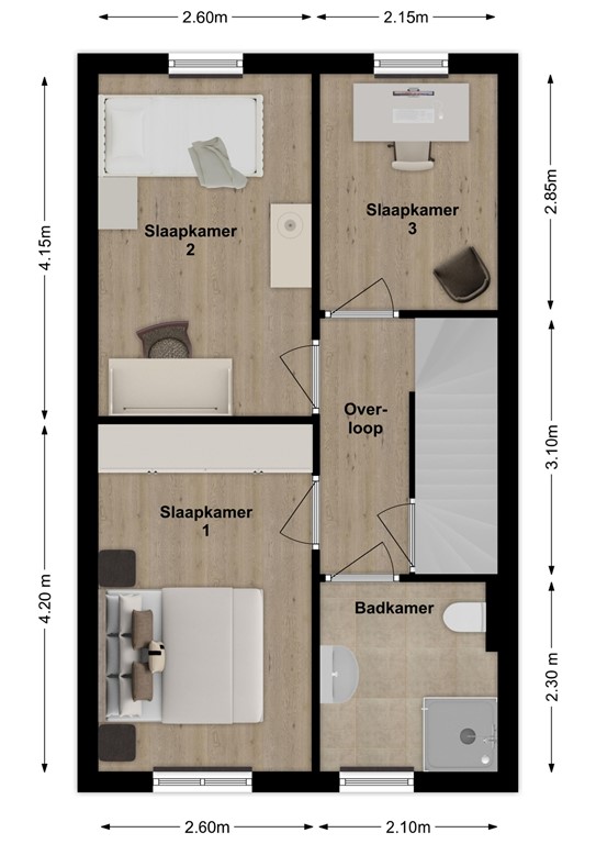 mediumsize floorplan